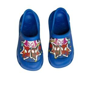 Marvel Superheroes Amazing Friends Foam Clogs 9/10 Blue Casual‎ Waterproof Shoes